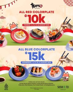 Promo Tom Sushi Independence Day Mulai Dari Rp 45K