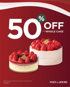 Promo Tous Le Jours Diskon 50% Untuk Whole Cake