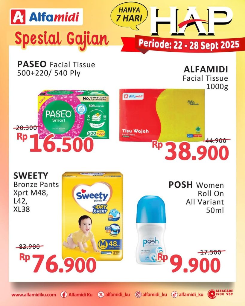 Promo Alfamidi HAP Periode 22 – 28 September 2025