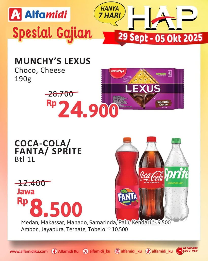 Promo Alfamidi HAP Periode 29 September – 5 Oktober 2025