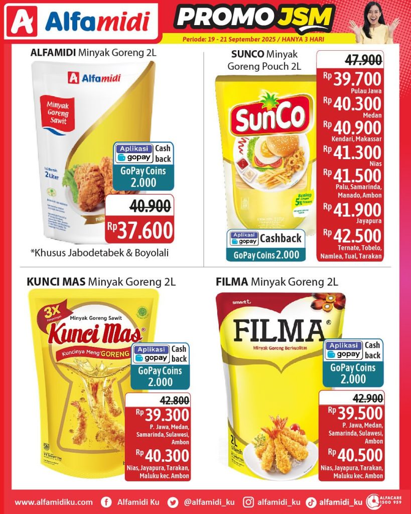 Promo Alfamidi JSM Periode 19 – 21 September 2025