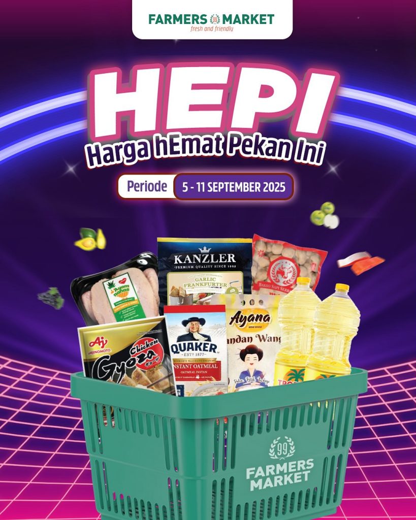 Promo Farmers Market HEPI 5 – 11 September 2025
