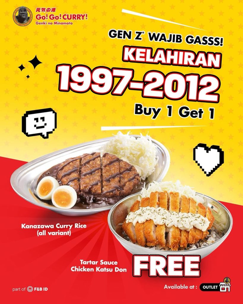 Promo Go!Go! Curry Beli 1 GRATIS 1