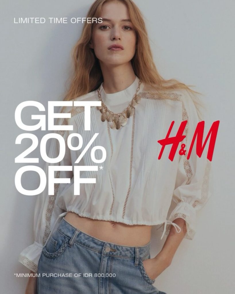 Promo H&M Get 20% Off