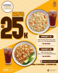 Promo Imperial Kitchen & Dimsum  Paket Hanya Rp 25.000