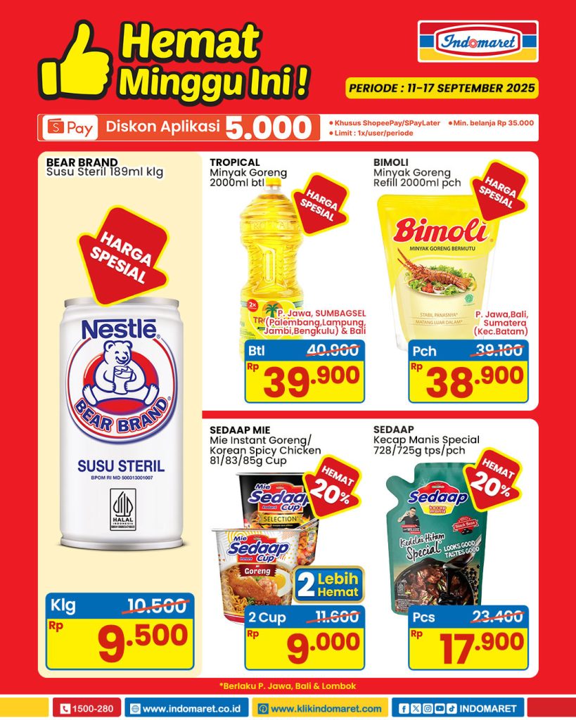Promo Indomaret Hemat Minggu Ini 11 – 17 September 2025