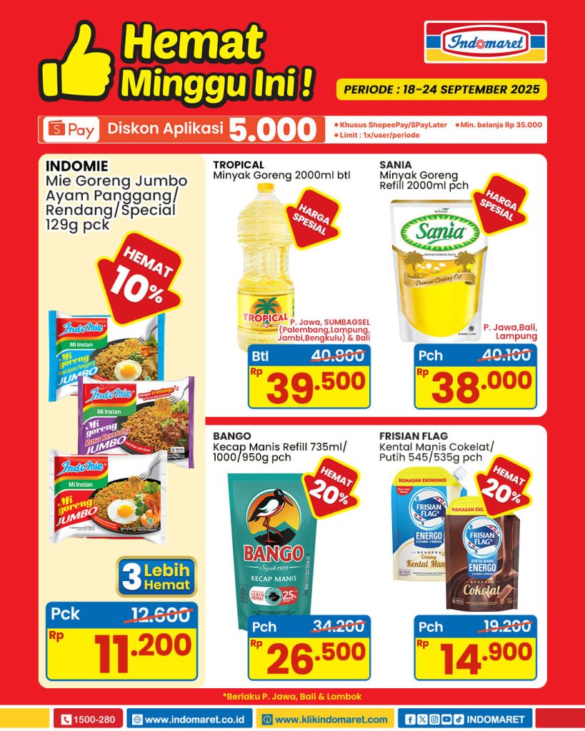Promo Indomaret Hemat Minggu Ini Periode 18 – 24 September 2025