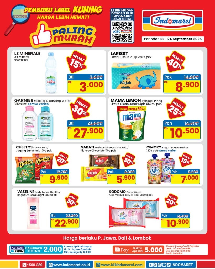 Promo Indomaret Paling Murah 18 – 24 September 2025