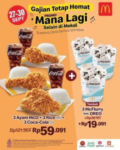 Promo McDonalds Mana Lagi 27 – 30 September 2025
