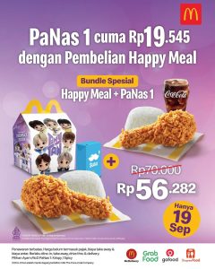 Promo McDonalds PaNas 1 Hanya Rp 19.545 Tiap Pembelian Happy Meal