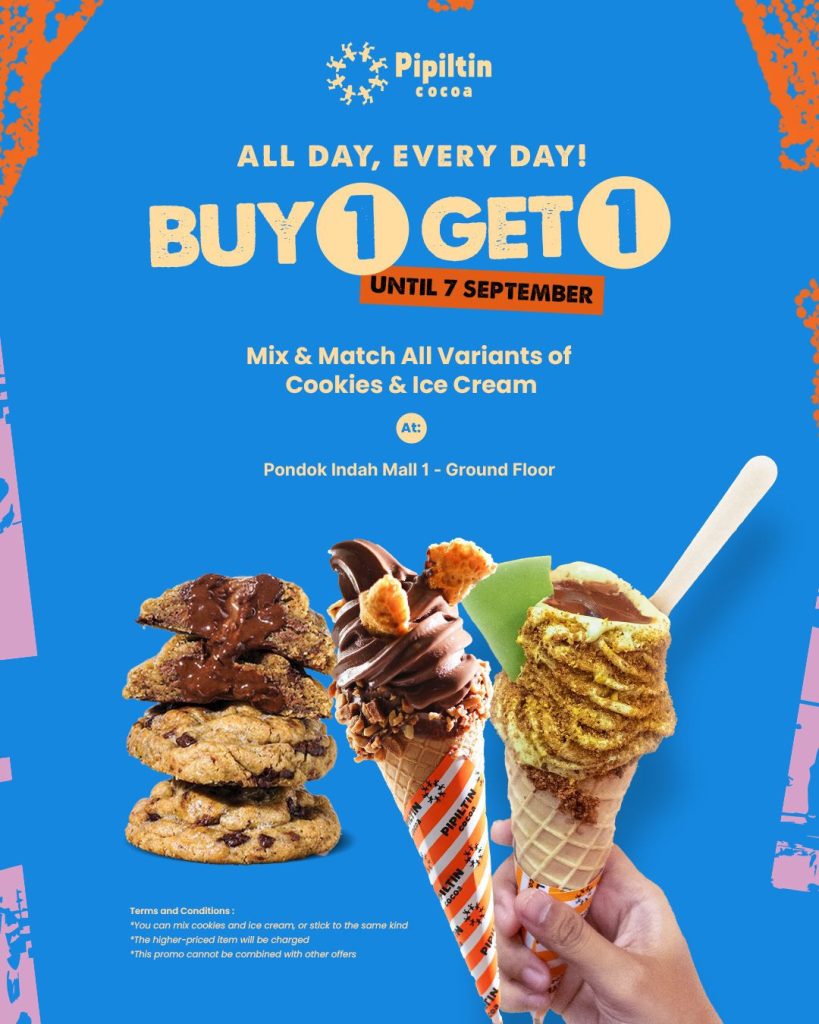 Promo Pipiltin Cocoa Pondok Indah Mall Buy 1 Get 1 FREE