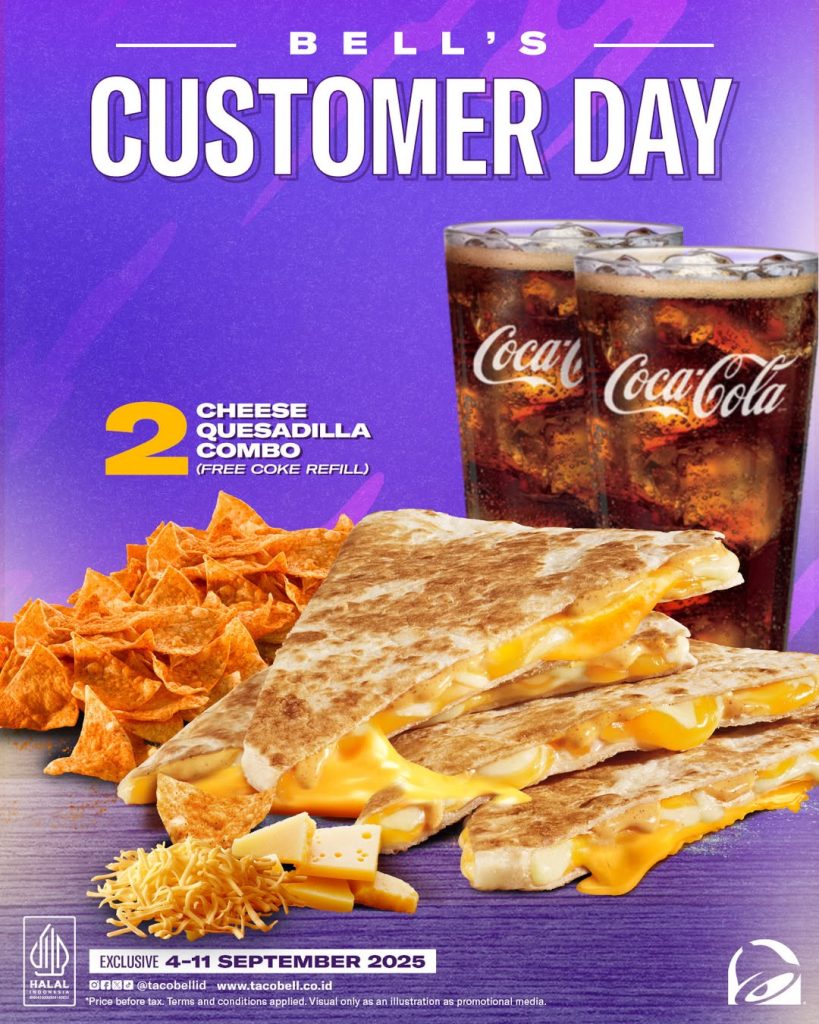 Promo Taco Bell Bell Customer Day Rp 65 Ribuan