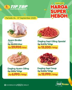 Promo Tip Top JSM Harga Super Heboh Periode `4 -7 September 2025