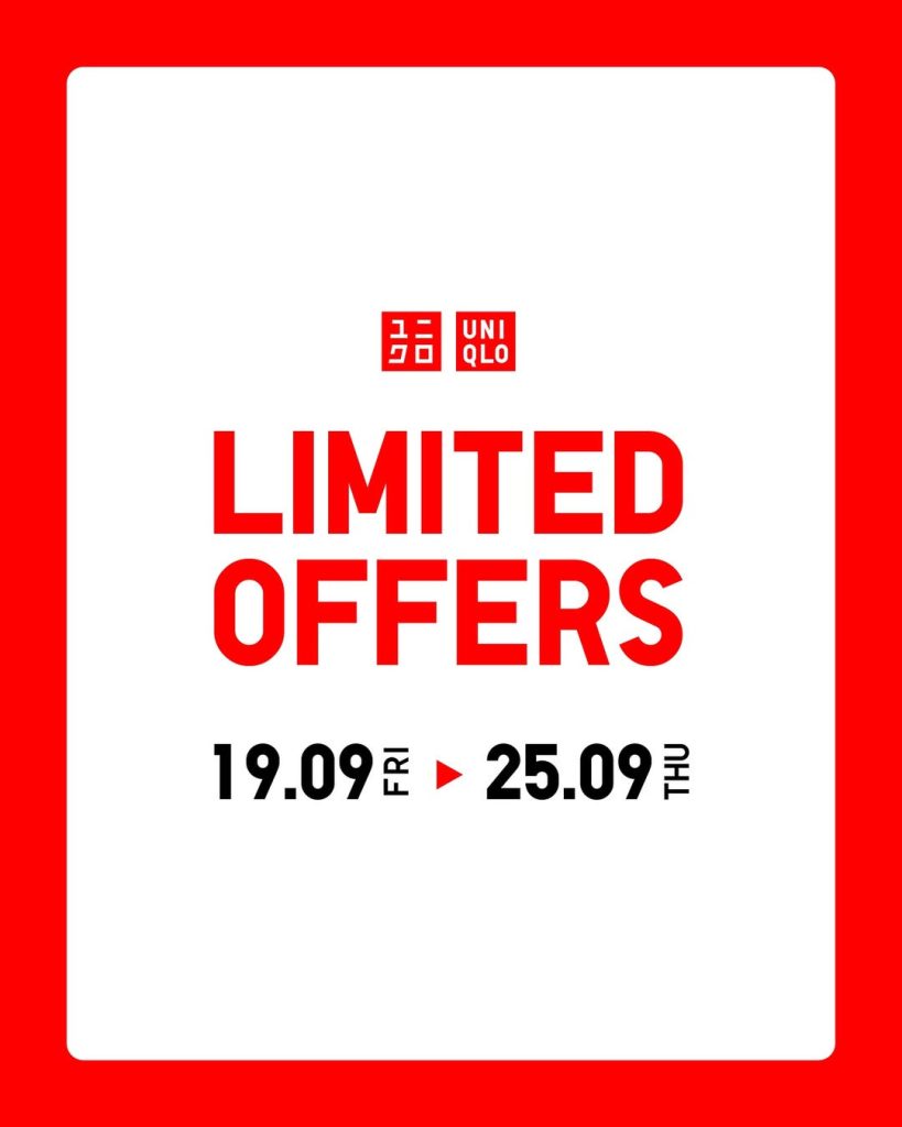 Promo Uniqlo Limited Offers Periode 19 – 25 September 2025
