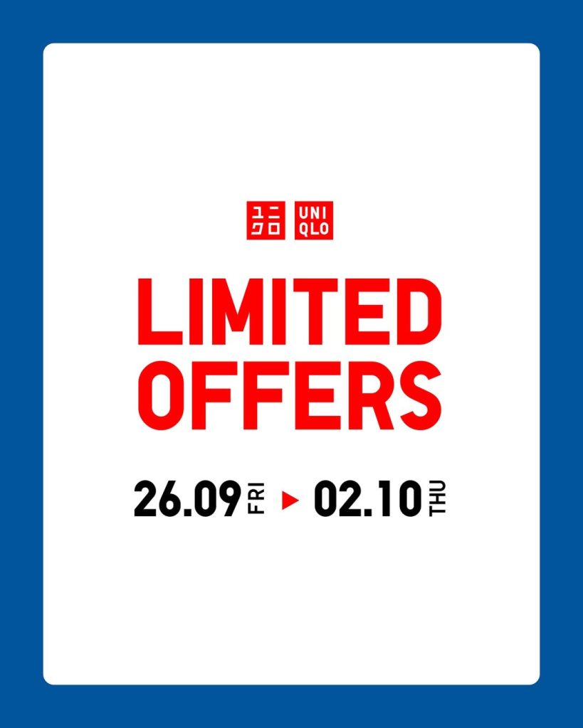 Promo Uniqlo Limited Offers Periode 26 September – 2 Oktober 2025