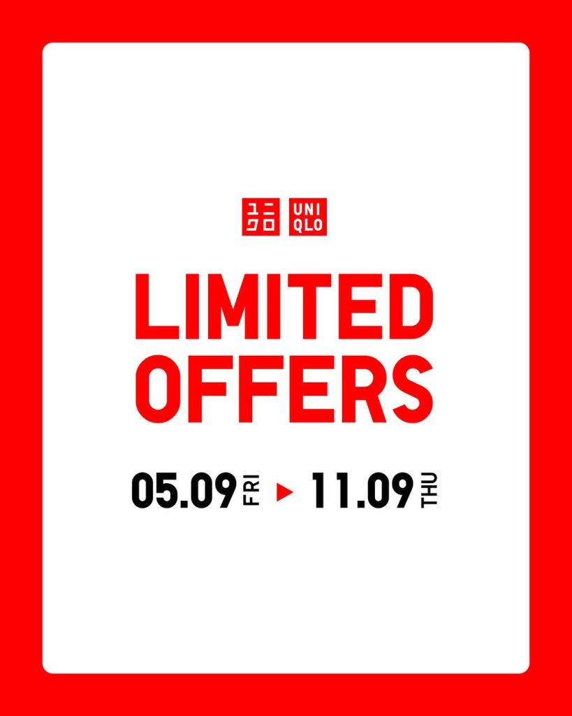 Promo Uniqlo Limited Offers Periode 5 – 11 September 2025