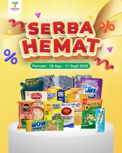 Promo Yogya Toserba Serba Hemat Periode 29 Agustus – 11 September 2025
