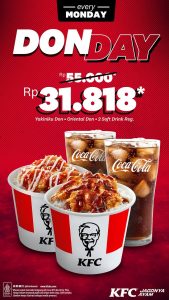 KFC Don Day – Promo Spesial Setiap Hari Senin