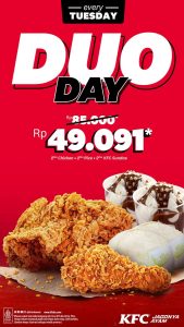 KFC Duo Day – Promo Spesial Setiap Hari Selasa