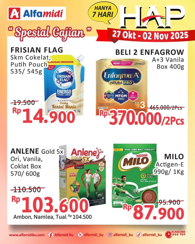Promo Alfamidi HAP Periode 28 Oktober – 2 November 2025