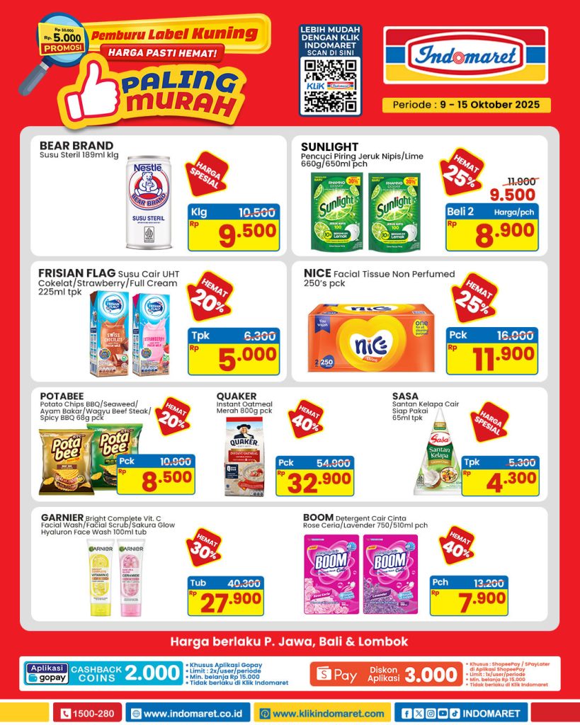 Promo Indomaret Paling Murah 9 – 15 Oktober 2025