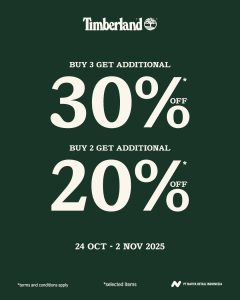 Promo Timberland Diskon s/d 30%