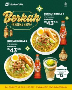 Promo BERKAH Bakmi GM: Menu Berbuka Hemat Mulai 43 Ribuan