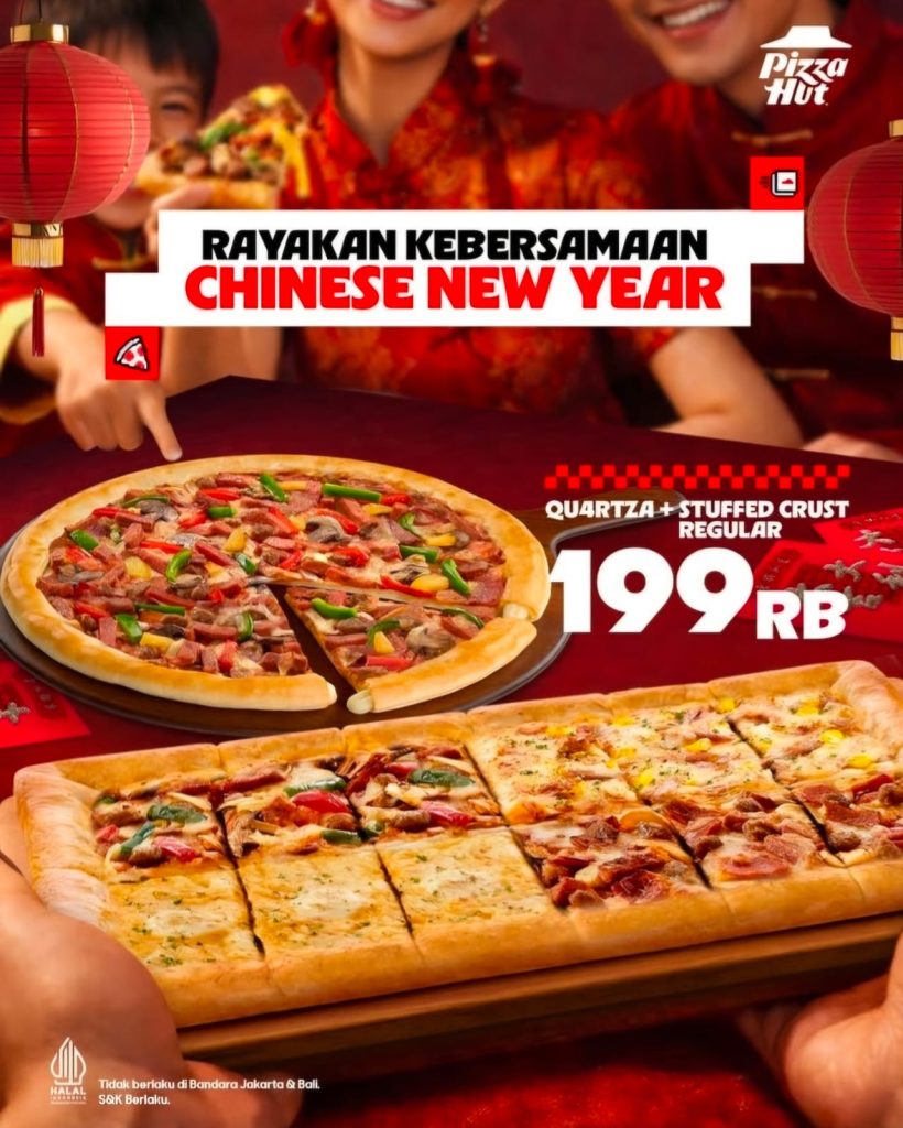Promo Chinese New Year Pizza Hut: Makan Puas Cuma 199RB! 🍕🏮