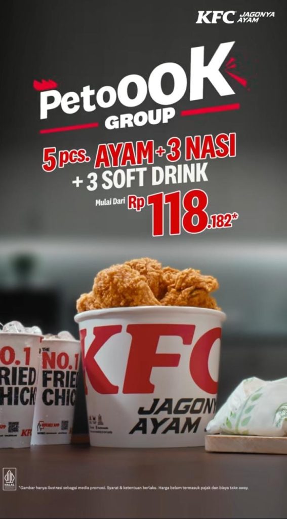 Promo KFC Petoook Group: Paket Kenyang Rame-Rame Hemat Banget