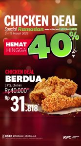 Promo KFC Ramadan 2026 – Chicken Deal Hemat 40%