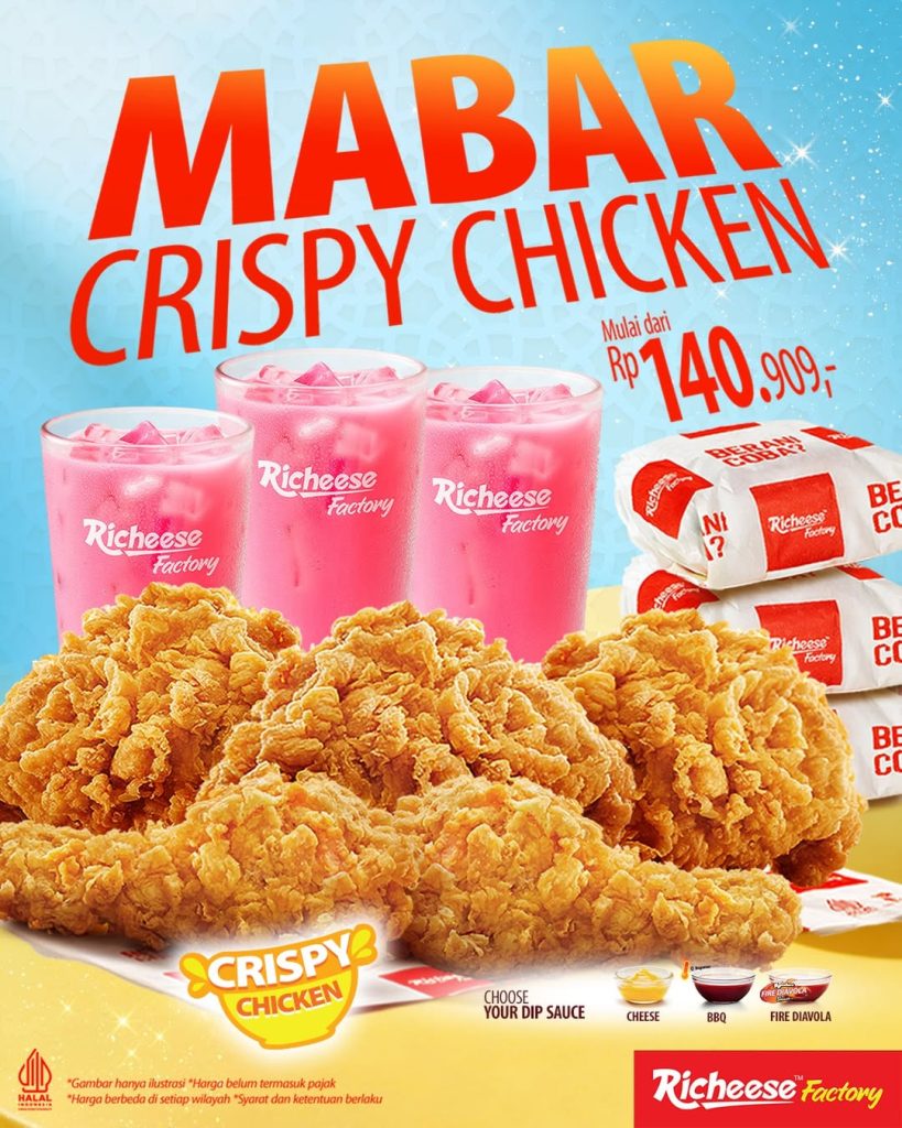Promo Mabar Crispy Chicken Richeese Factory 2026: Paket Buka Puasa Hemat